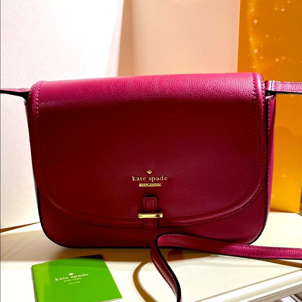 Kate Spade Pink Leather Crossbody Bag